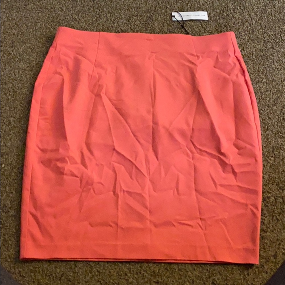 Lane Bryant salmon colored skirt- NWT